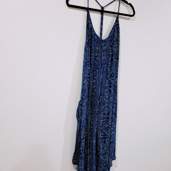 Roxy Blue Pattern Maxi Dress - Picture 2 of 5